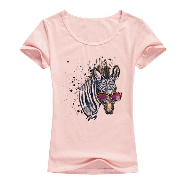 Watercolor Zebra T-shirts