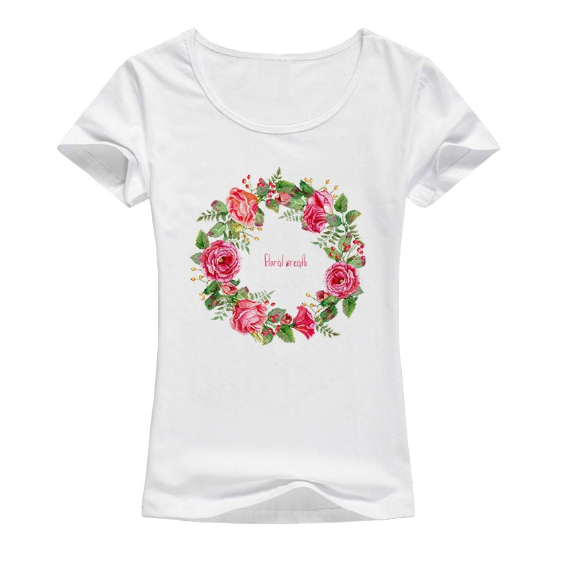 Beautiful flowers T-shirts